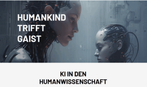 Screenshot "KI in den Humanswissenschaften"