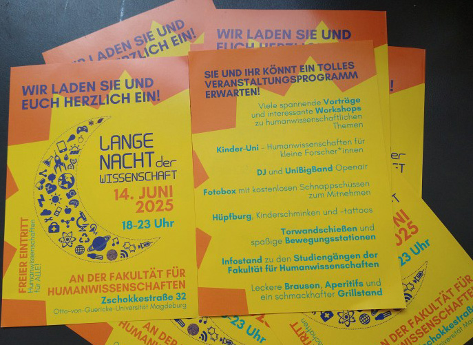 Einladung: "Lange Nacht der Wissenschaft" am 14. Juni 2025